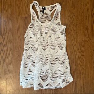 Pacific Beach Women’s White Beach Tank Top Size Small
